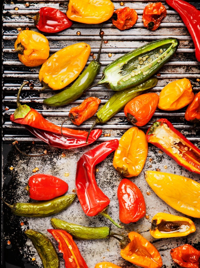 Peppers: Personal project of peppers found at the a local farmer's market in Los Angeles.