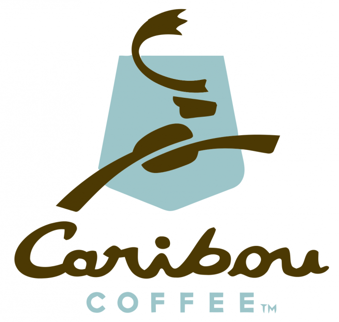 Caribou Coffee restaurant logo design