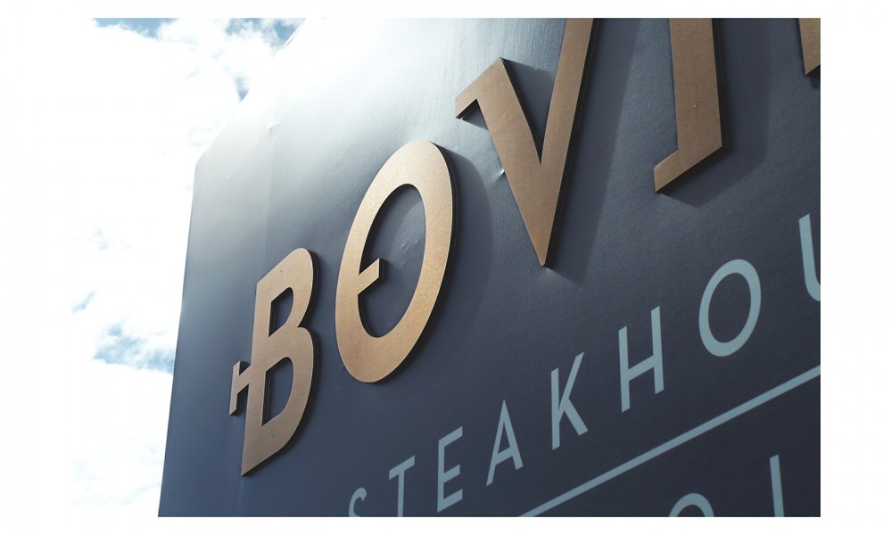 Bovino steakhouse restaurant branding by TripleSky in Portugal
