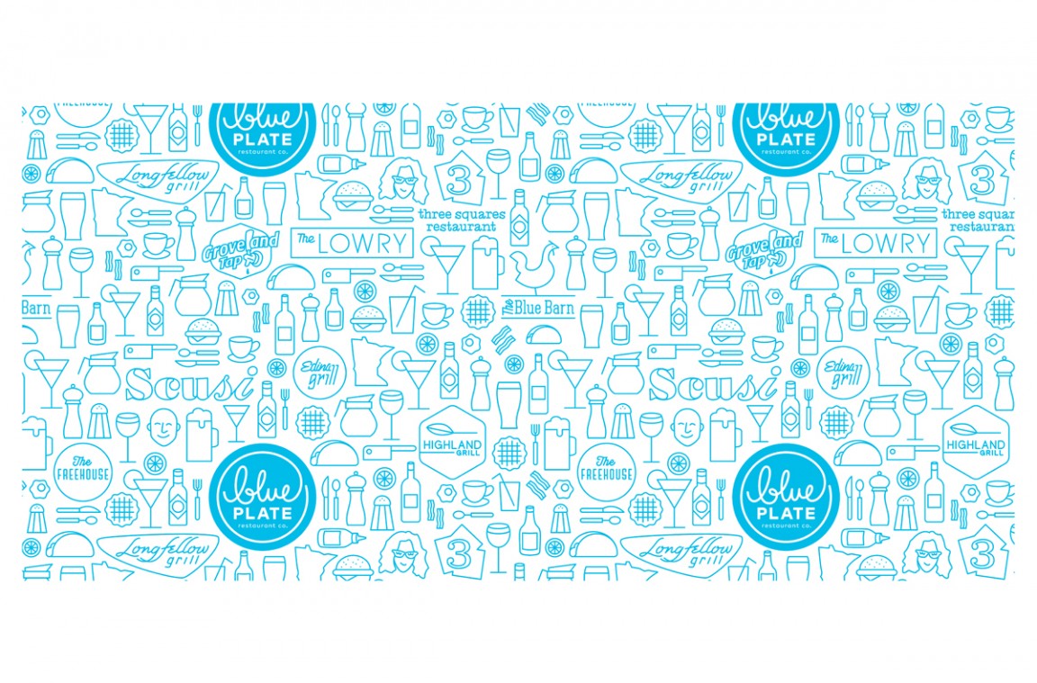 Blue Plate Restaurant Co Branding & Marketing Grits & Grids®