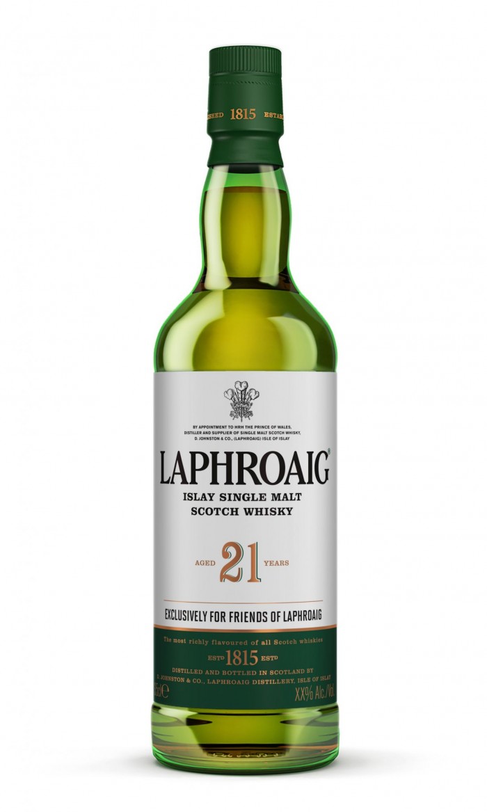 Laphroaid scotch whiskey branding packaging design