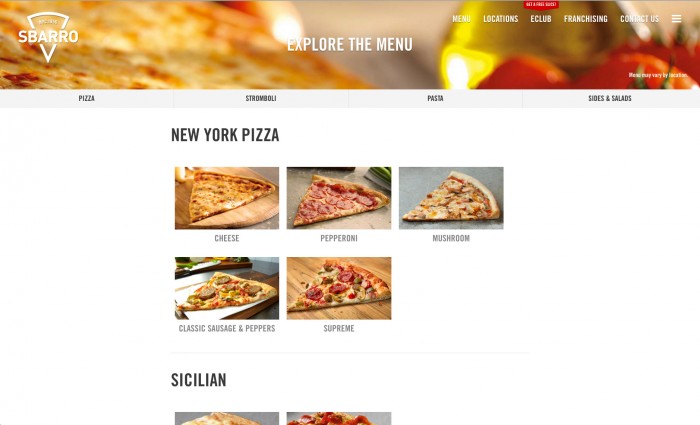 sbarro-website-menu