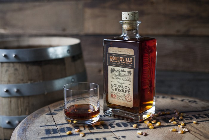 Woodenville whiskey branding and packaging design
