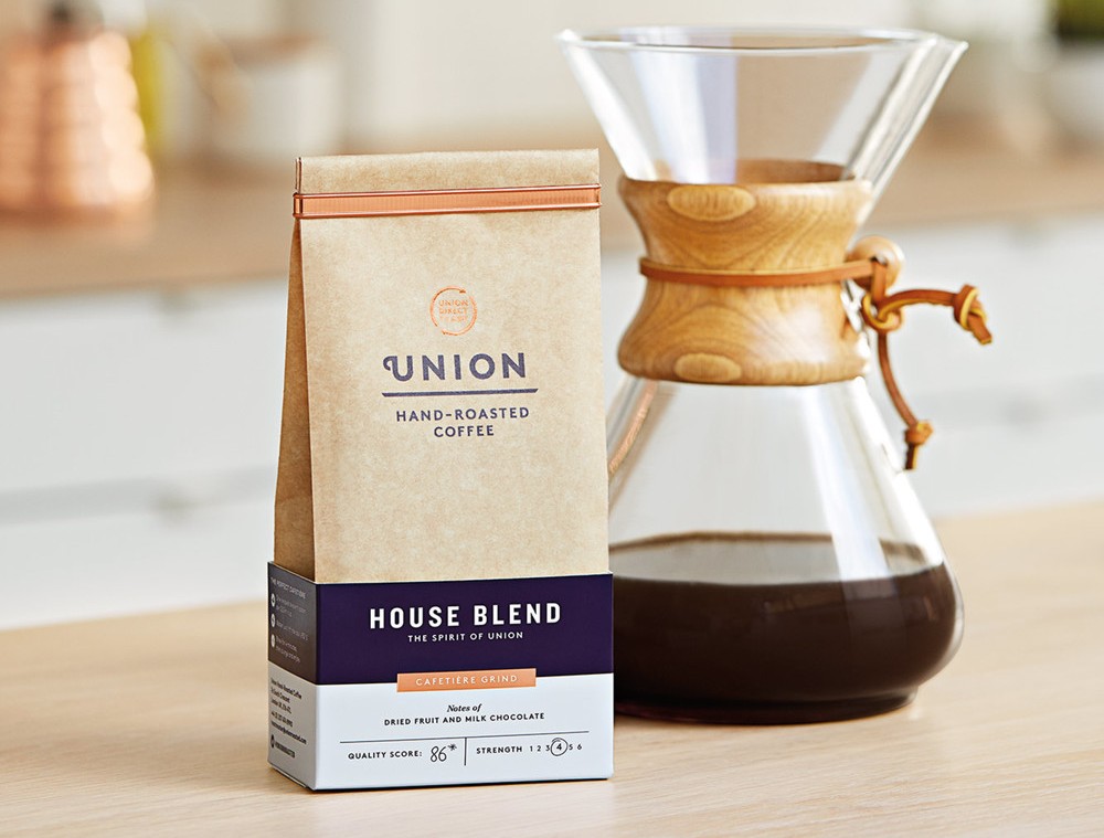 Union coffee branding Grits + Grids
