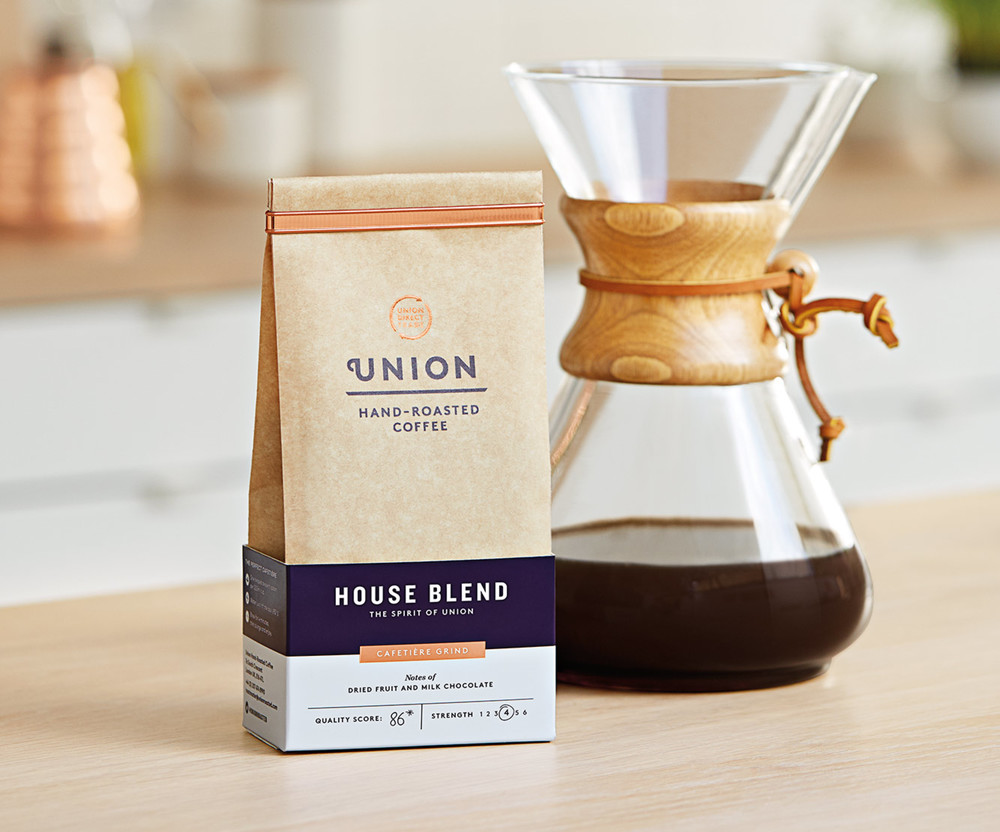Union coffee branding Grits + Grids