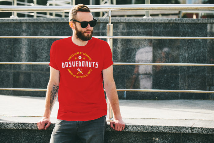 Dosvedonuts funny restaurant tshirt design