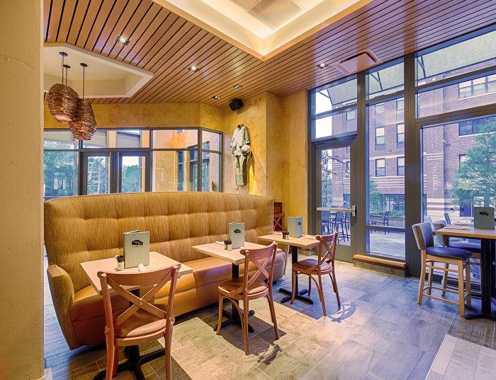 Tupelo Honey Cafe restaurant interior design and architecture