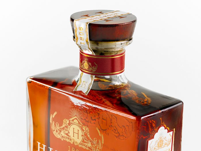 Hillrock Distillery bourbon branding and package design