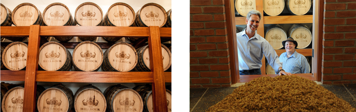 Hillrock Distillery bourbon branding and package design