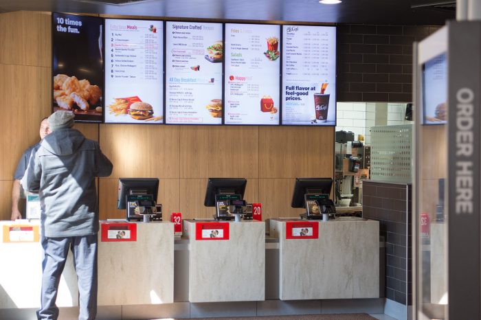 McDonald's new interior design and participation focused experience