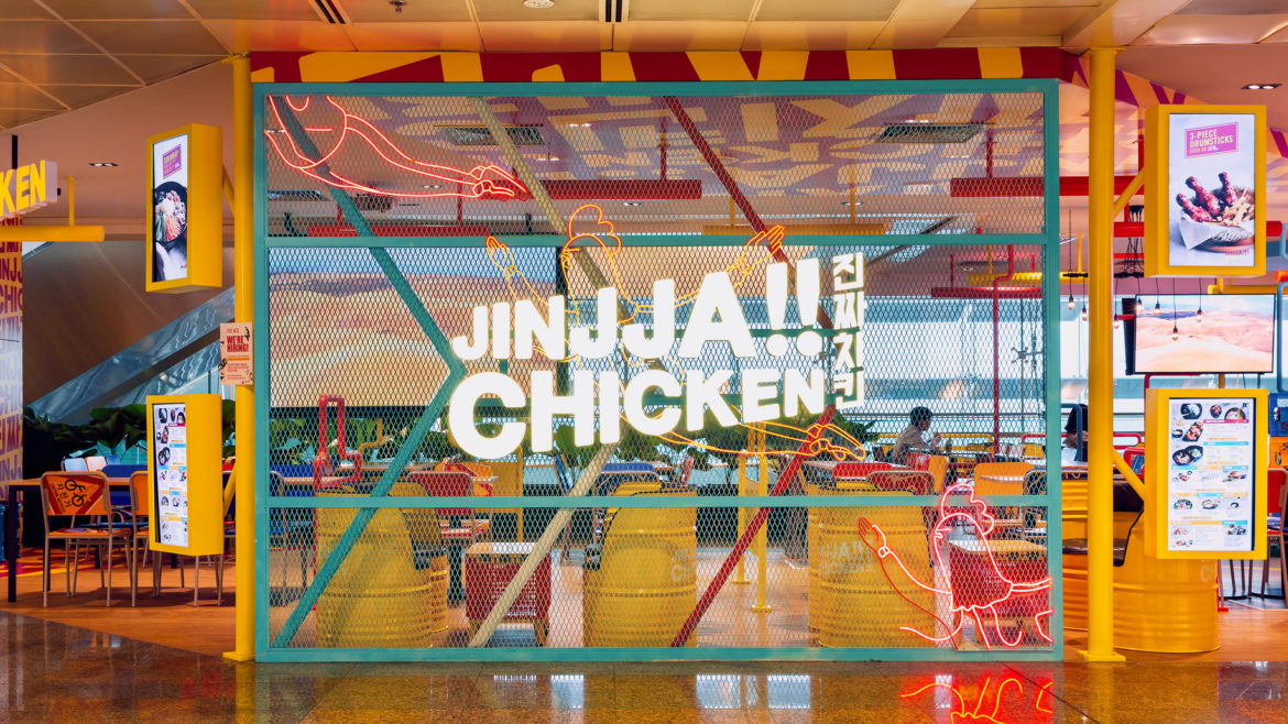 Jinjja Chicken Restaurant Interior Design By Bravo Grits