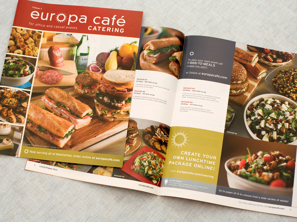 Europa Cafe restaurant branding by ADL