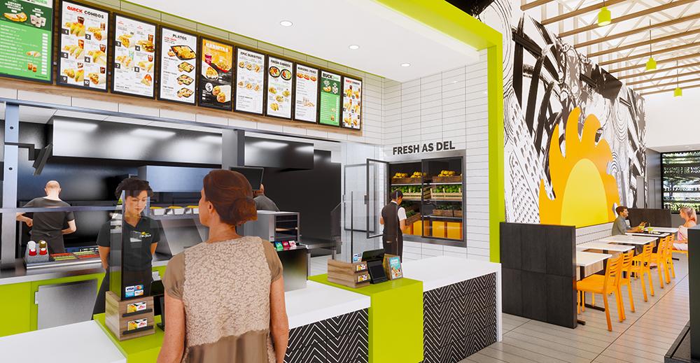 Del Taco concept design and prototype - interior