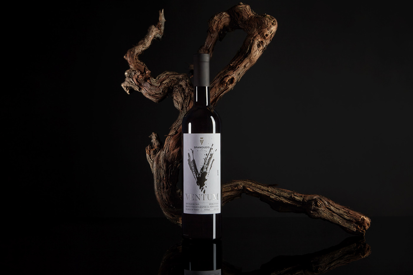 Spanoudis Winery branding and packaging design by Cursor Design