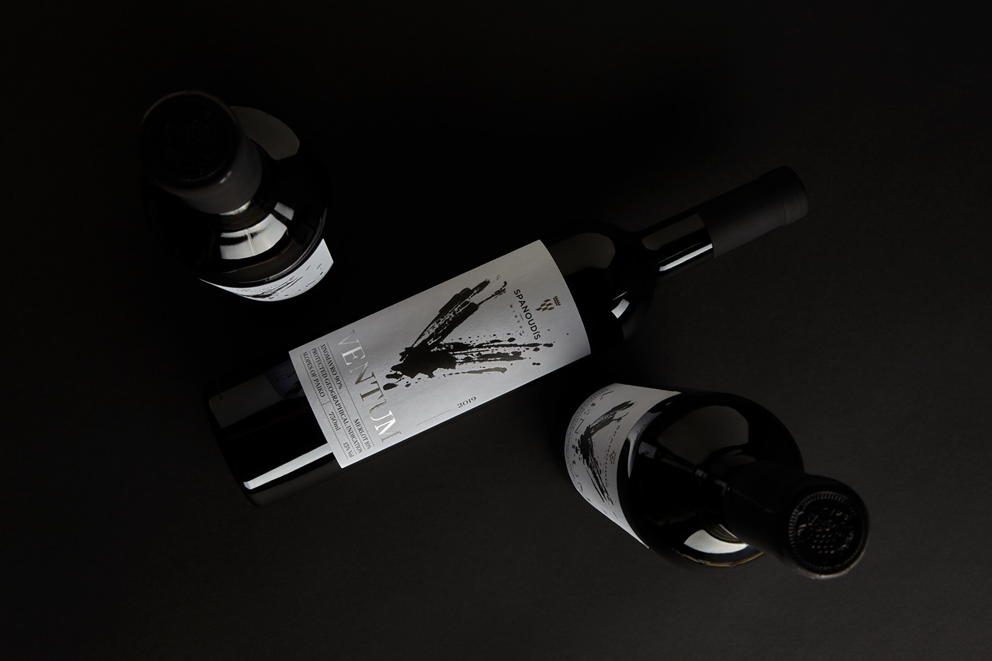 Spanoudis Winery branding and packaging design by Cursor Design