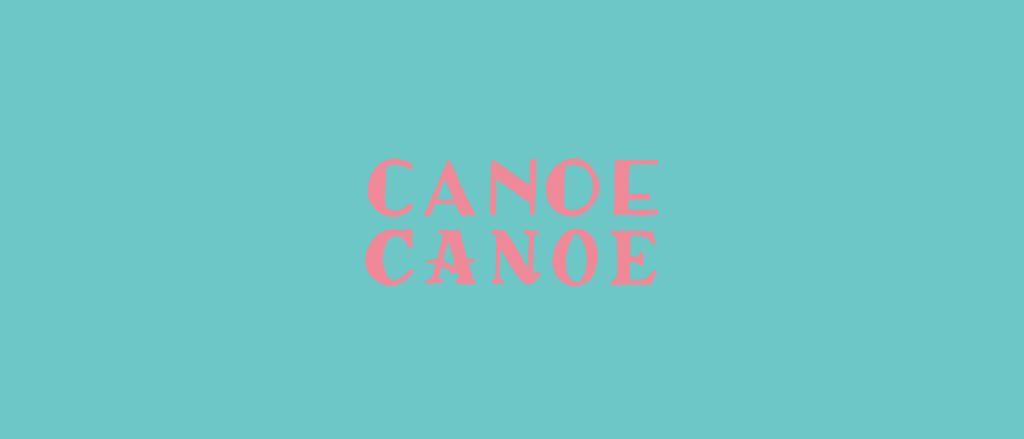 Canoe Canoe full service restaurant branding by Lachlan Philp