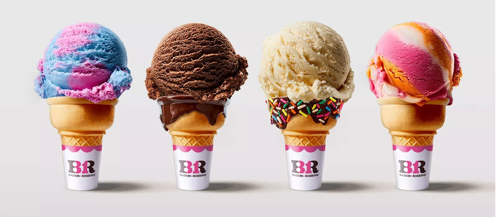 Baskin Robbins ice cream restaurant rebranding by ChangeUp