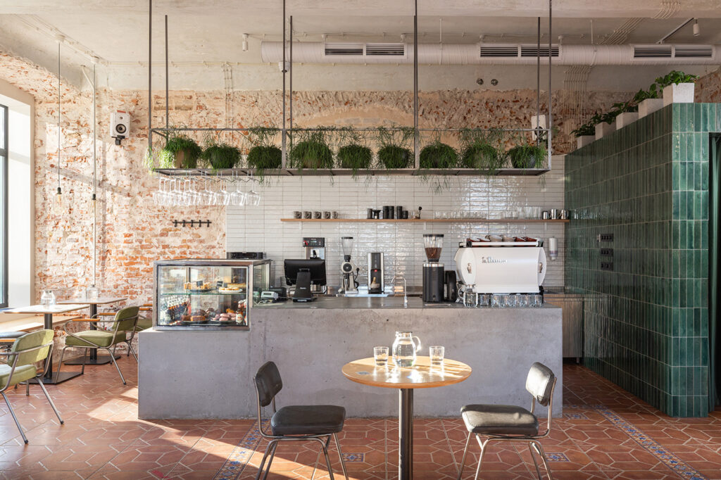 Homie cafe interior design by Hanna Oganesyan