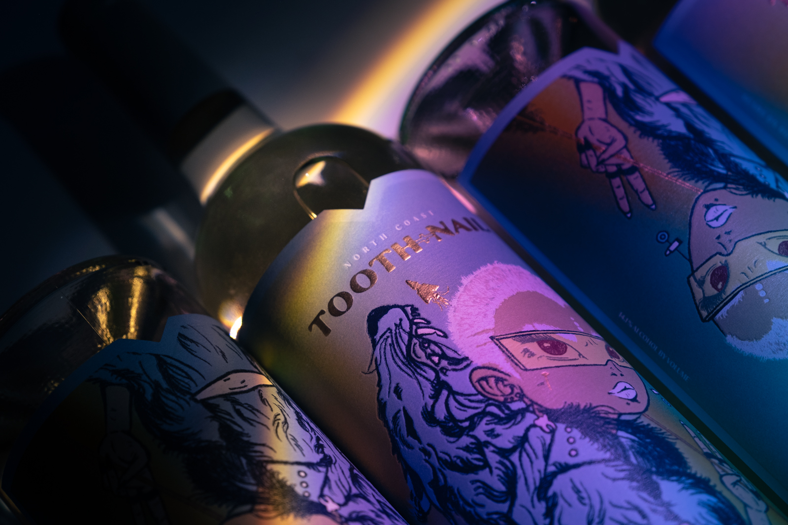 Tooth & Nail Wine Squad Series wine packaging design by Studio Ethur Ethur