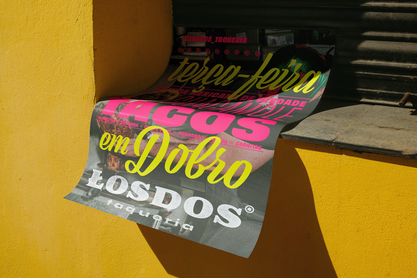 losdos tacos restaurant branding in sao paulo, brazil by ADD Branding